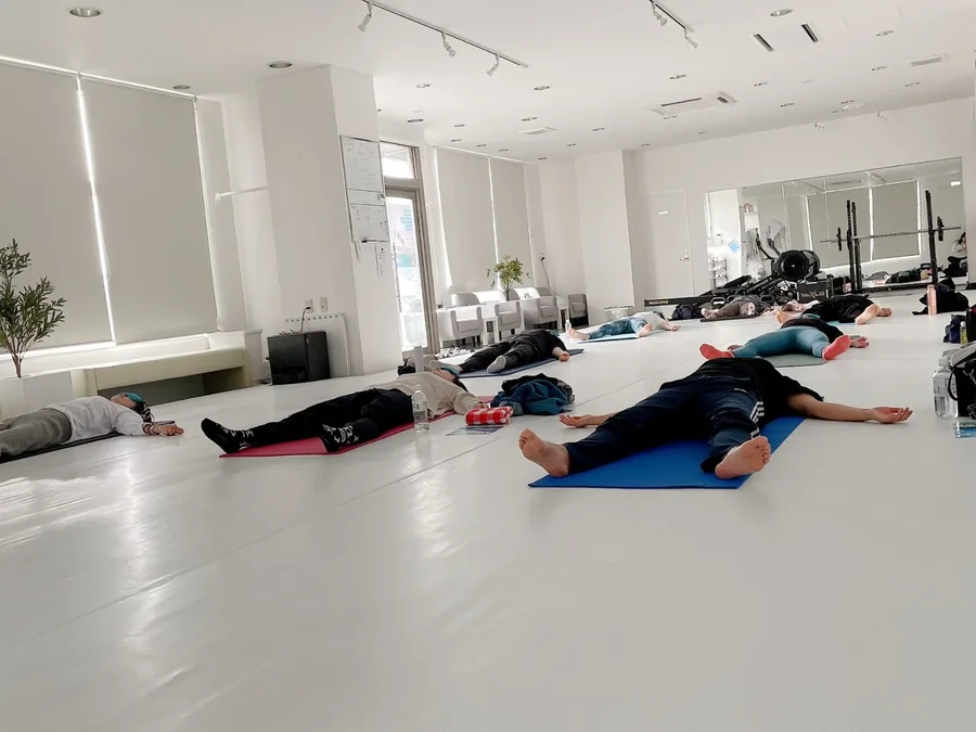 フロー柔術 盛岡 ヨガクラスの様子